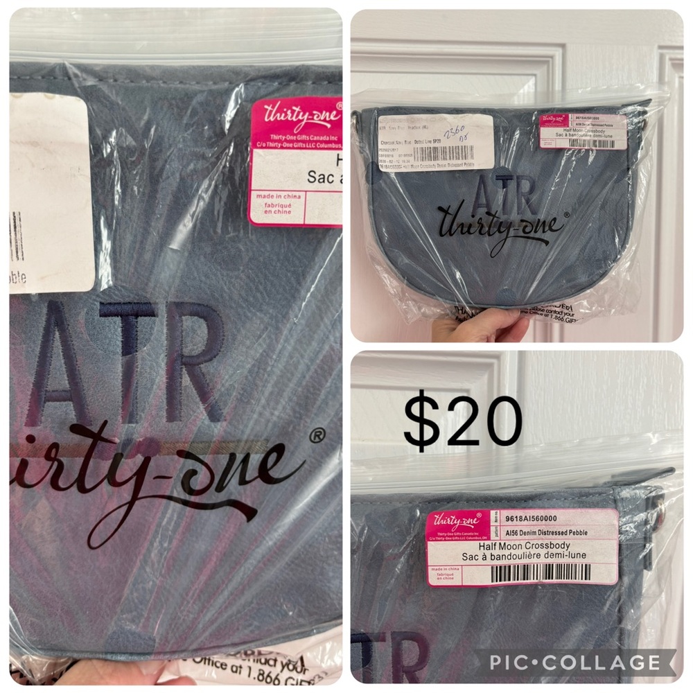 Thirty-One Blue Crossbody Bag